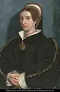Portrait of a Lady, thought to be Catherine Howard, 16th century, follower of Hans Holbein the Younger (Hever Castle)[98]