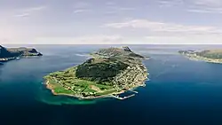 View of Haramsøya, the island from which the municipality takes its name