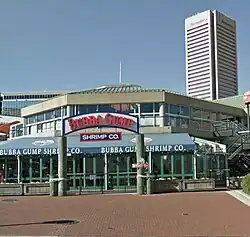 The exterior of the Bubba Gump Shrimp Co. restaurant in November 2016