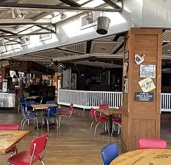 The interior of the former Phillips Seafood/Bubba Gump space shortly after its closure.