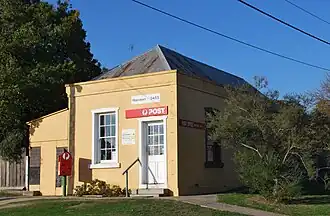 Post office, opened in 1858