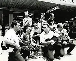 HRM busking in Calgary, Alberta (circa 1989)