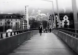 Sidewalk on the bridge