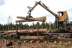Loading timber