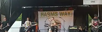 Harm's Way performing in 2018