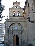 The espadaña of the Basilica de Nuestra Señora de la Vega, Haro, Spain