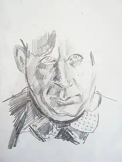 Harry Barr self-portrait