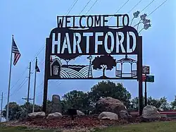 Hartford Welcome Sign