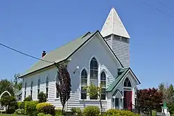 Former Methodist church at Hartsburg