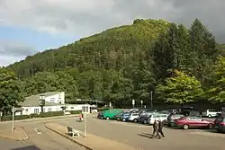 Valley station of the cable car