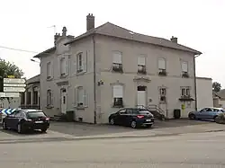 The town hall in Haudiomont