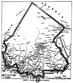 A map of Upper Senegal and Niger circa 1912 from French colonial report