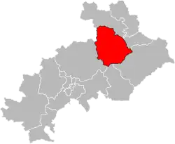 Location of L'Argentière-la-Bessée
