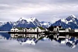 View of the village area