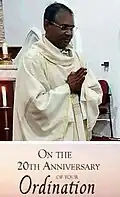 Fr. Jimmy - the current parish priest celebrated his 23rd anniversary of ordination Christmas 2025