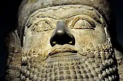 Lamassu head from Esarhaddon's palace