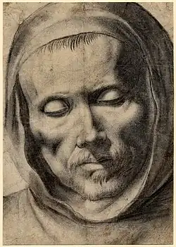 Francisco de Zurbarán – Head of a monk, 1625–1664
