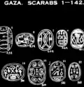 Sketches of some designs inscribed on more than 500 scarabs found in Tell el-Ajjul in excavations by Flinders Petrie