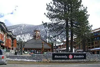The gondola lift base in South Lake Tahoe in 2005