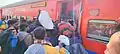 Heavy Rush On Amrapali Express At Sirhind Junction