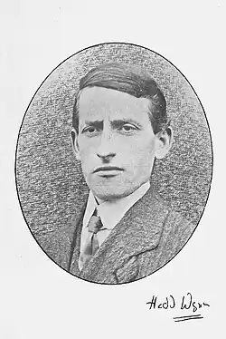 Ellis Humphrey Evans, c. 1910. Frontispiece in Cerddi'r Bugail (1918)