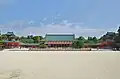 Daigokuden was rebuilt as main hall of Heian Shrine.