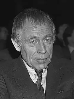 Geißler, 56, in a portrait photograph