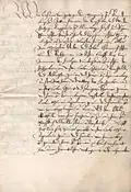 German marriage contract, 1521 between Gottfried Werner von Zimmern&nbsp;[de] and Apollonia von Henneberg-Römhild