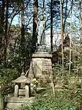 A statue of Kannon a goddess of mercy