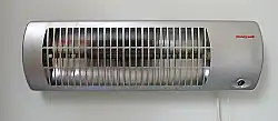 Rectangular space heater