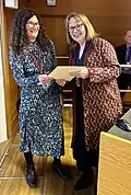 The Times: Helen Puttick with president of the History of Medicine Society Hilary Morris (2023)