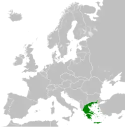Location of 4th of August Regime