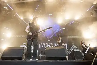 Kataklysm performing at the 2018 edition of Hellfest in France