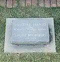 Helping Hands by Louise Bourgeois plaque
