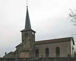 The church in Hennecourt