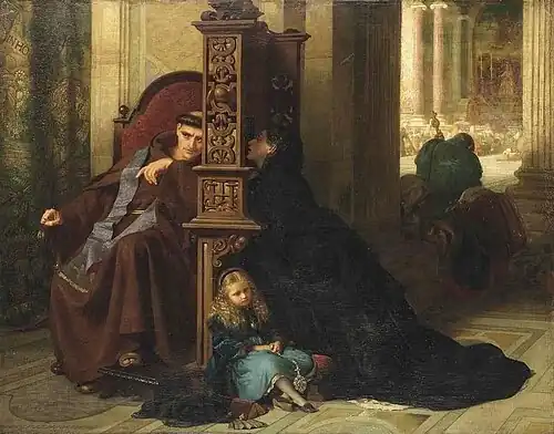 The Confessional by Henri Lehmann