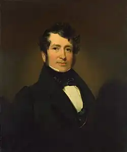 George Pope Morris, 1836, oil on canvas by Henry Inman