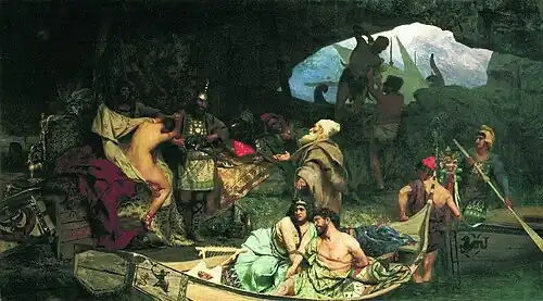 Henryk Siemiradzki, Isaurian Pirates Selling Booty, 1880