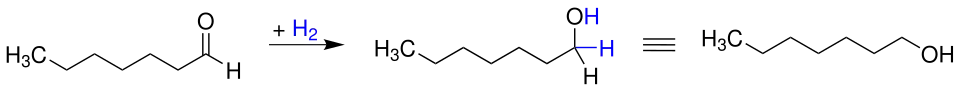 Synthese von 1-Heptanol