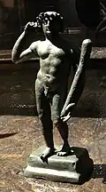 Bronze Heracles statuette. Ai Khanoum. 2nd century BC.