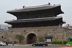 Rear of gate, May 2012.