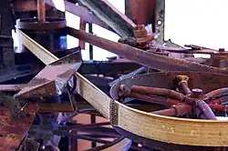 Tinguely, detail of Heureka, 1972–73; old components
