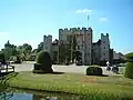 Image 22Credit: James ArmitageHever Castle, in Kent, England (in the village of Hever), was the seat of the Boleyn family, later bestowed to Anne of Cleves following her divorce from King Henry VIII of England. More about Hever... (from Portal:Kent/Selected pictures)