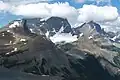 Hewitt Peak (centered) from Numa Mountain