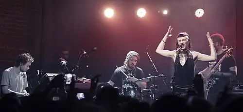 Hiatus Kaiyote performing onstage