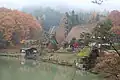 Hida-no-Sato folk village in autumn