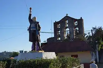 Statue of Miguel Hidalgo in Tlanchinol