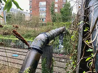 Highgate Brook sewer near Churchill Road footbridge