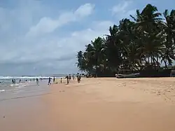 Aerial view of Hikkaduwa