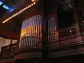 Pipe organ in the art gallery